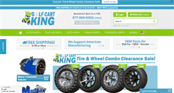 Desktop Screenshot of golfcartking.com